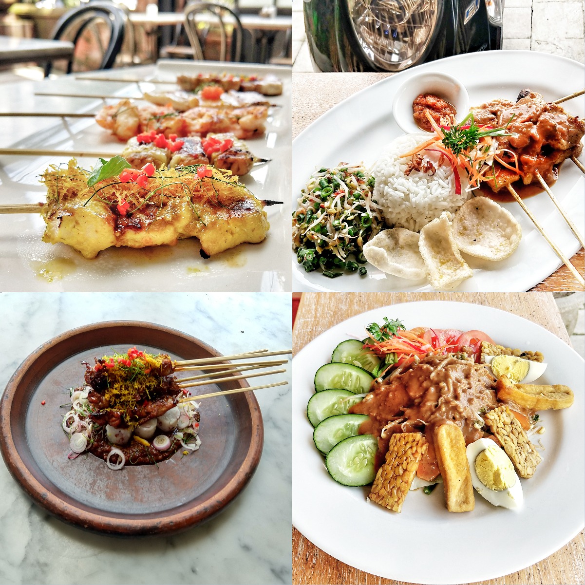 Ubud with kids dining eating