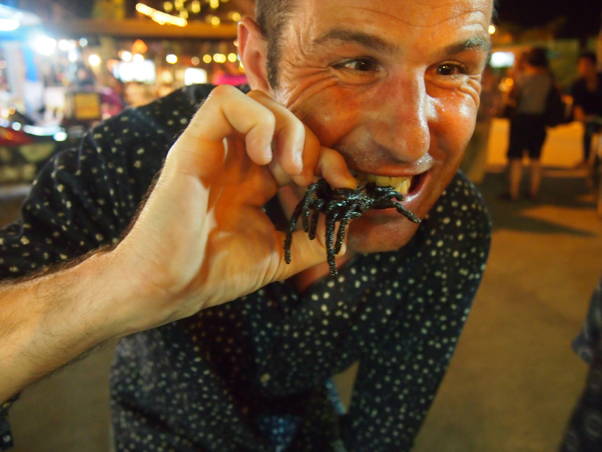 Eating spiders worst travell food experiences
