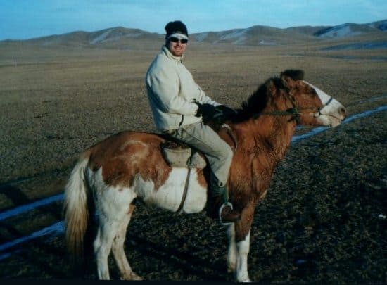 Riding Ponies in Mongolia