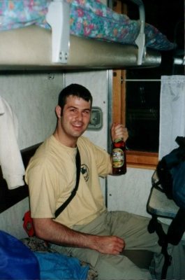 Cabin on Trans Mongolian Express Train