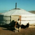 Mongolia on The Trans Mongolian Express Alyson Long at Ger Camp Mongolia