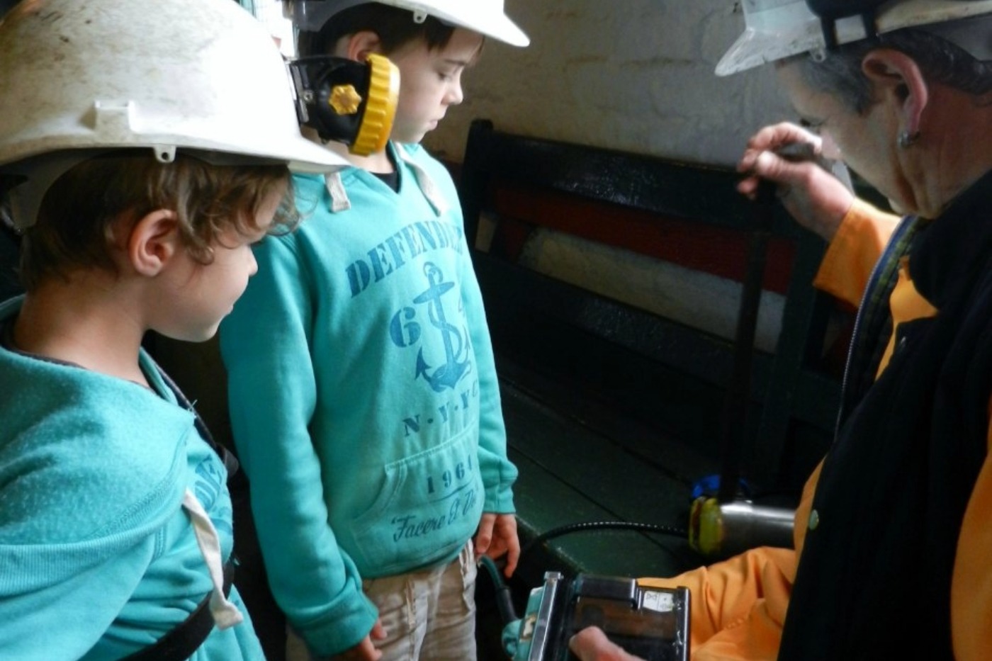 Taking kids to Big Pit Mining Museum