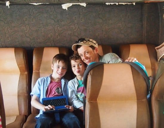 The bus to Luang Prabang