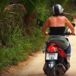 I knew hiring a scooter on Ko Phangan was a bad idea... Hiring a bike on Ko Phangan danger insurance