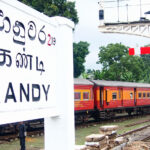 Sri Lanka Travel Blog Sri Lanka travel blog cover photo, imge of a Sri Lankan train in a station