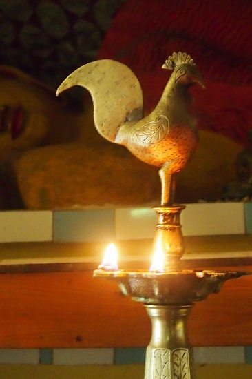 Temple Lamp Ella Sri Lanka