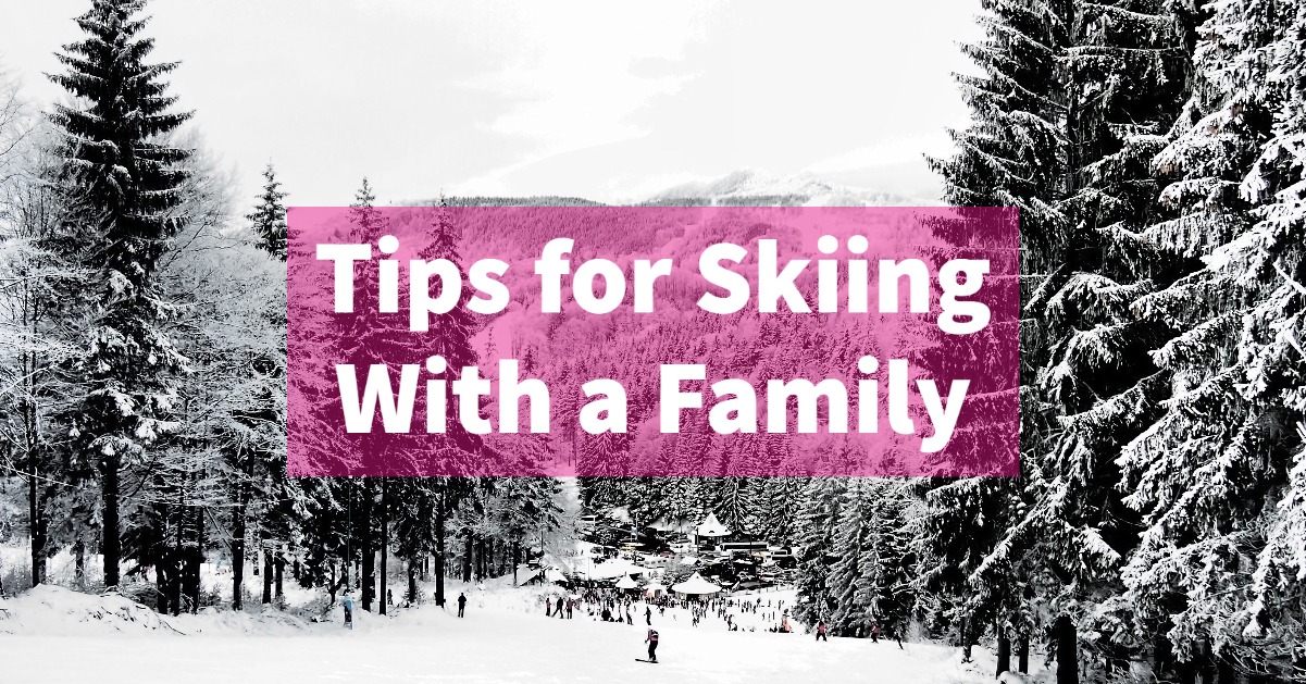 skiing with a family