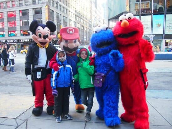 Times Square Winter Snow