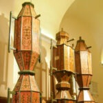 Saint Ubaldo. Surprises in Gubbio Ceri, used to carry figures of the saints during the festival of saint ubaldo in gubbio italy