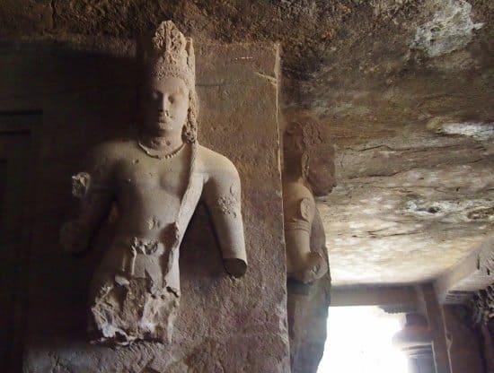 inside elephanta caves