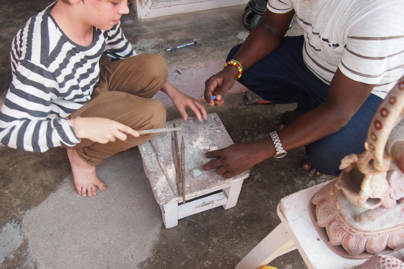 What if kids don't want to travel child travelling in India