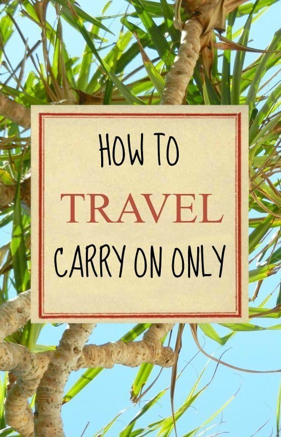 Tips for travelling carry on only. Packing lists, check lists, tips and ideas. What bag to choose and how to travel carry on only for family travellers, singles or couples.