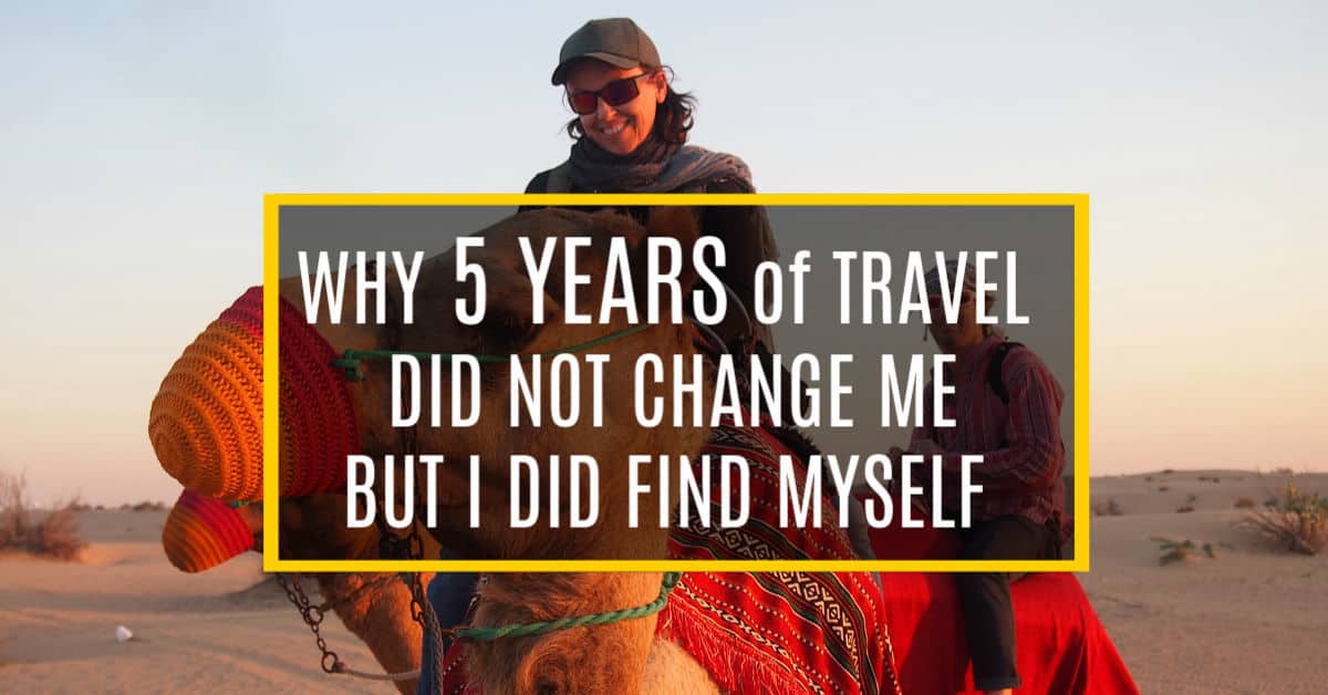 finding yourself through travel