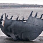 Cardiff Bay Wales UK Monument Sailors