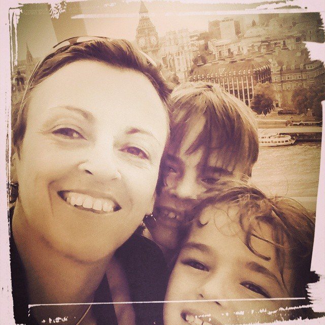 London Eye with kids