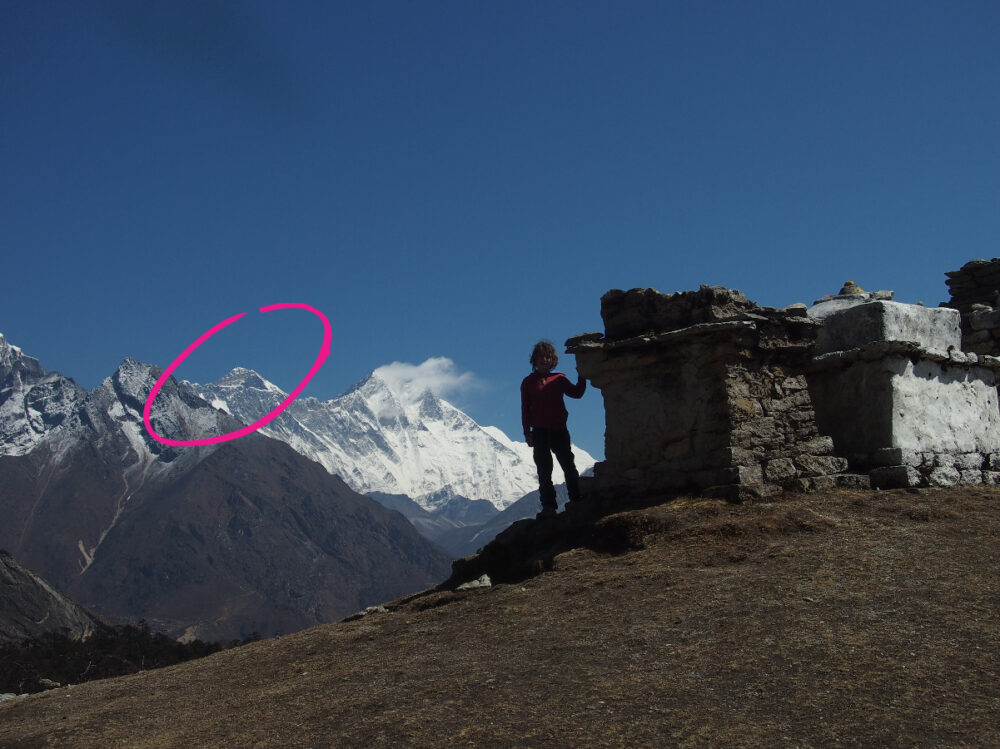 Everest view from Khumjung