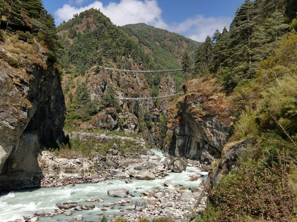 bridge before namche bazaar