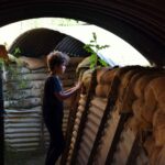 Somme France. Visiting Trenches World War 1