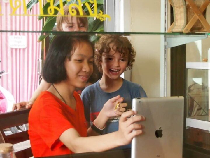 Meeting Locals in South East Asia With Kids