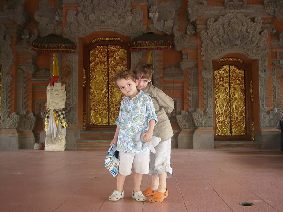 Monkey risk in Ubud Bali