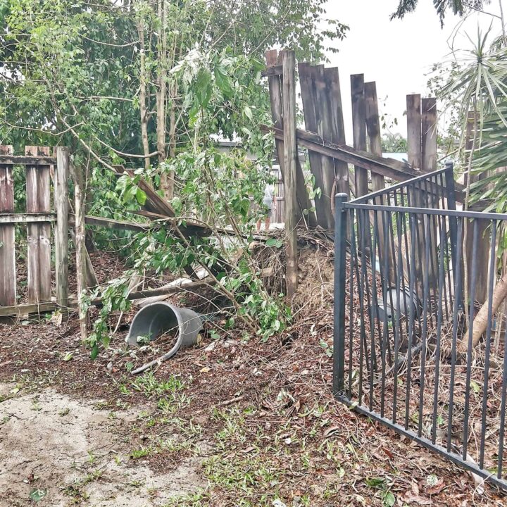 cyclone damage while away travelling