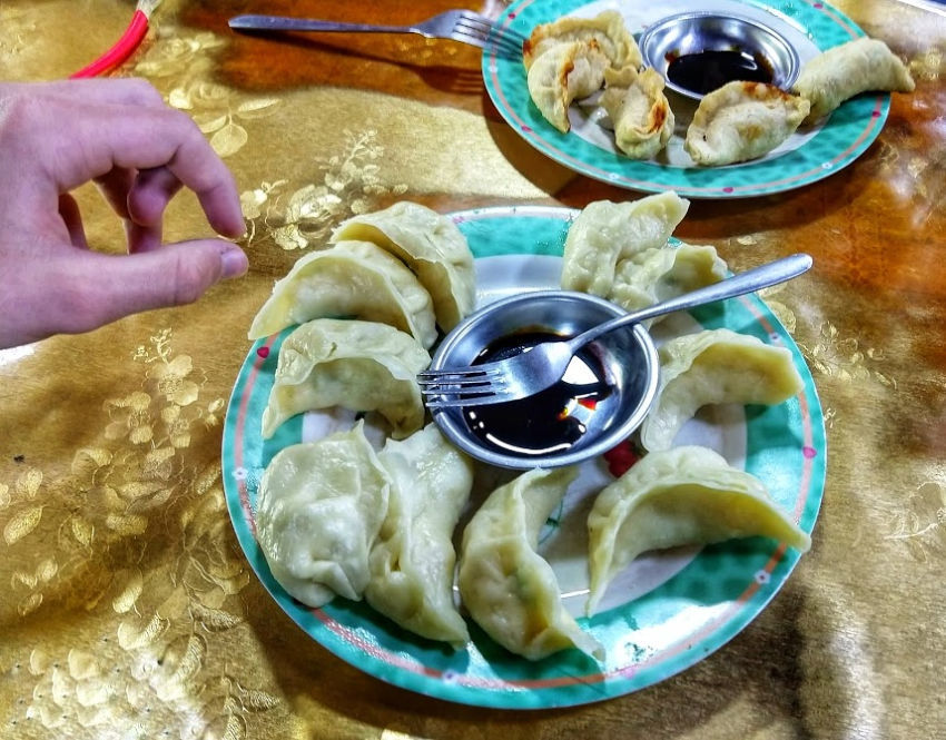 classic tibetan dish momos