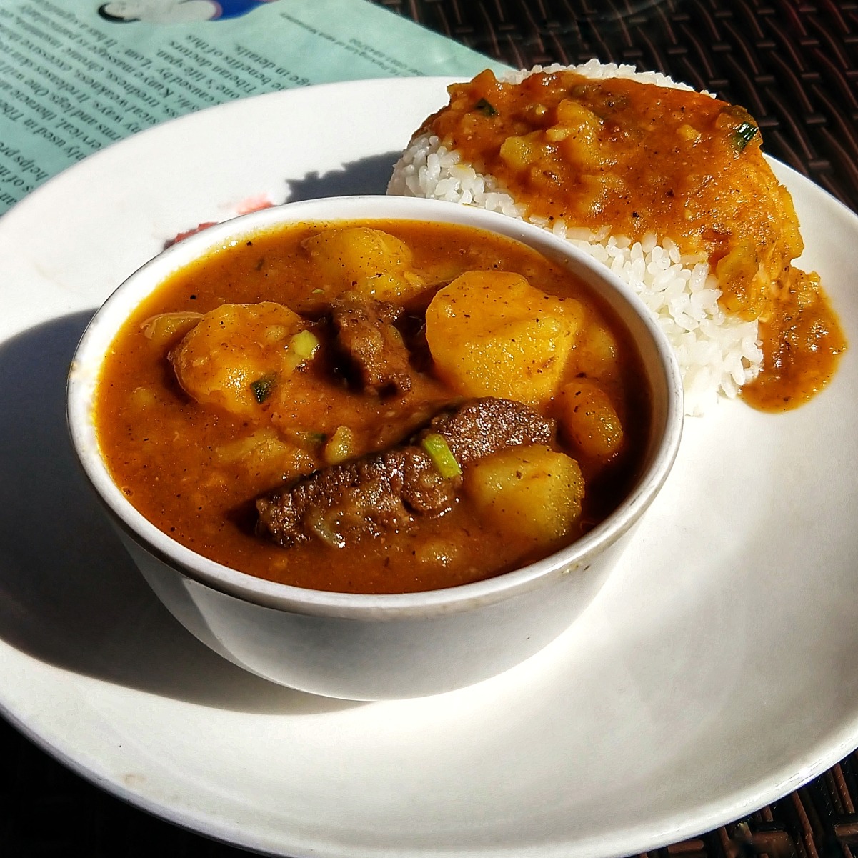 tibetan food yak stew in tibet