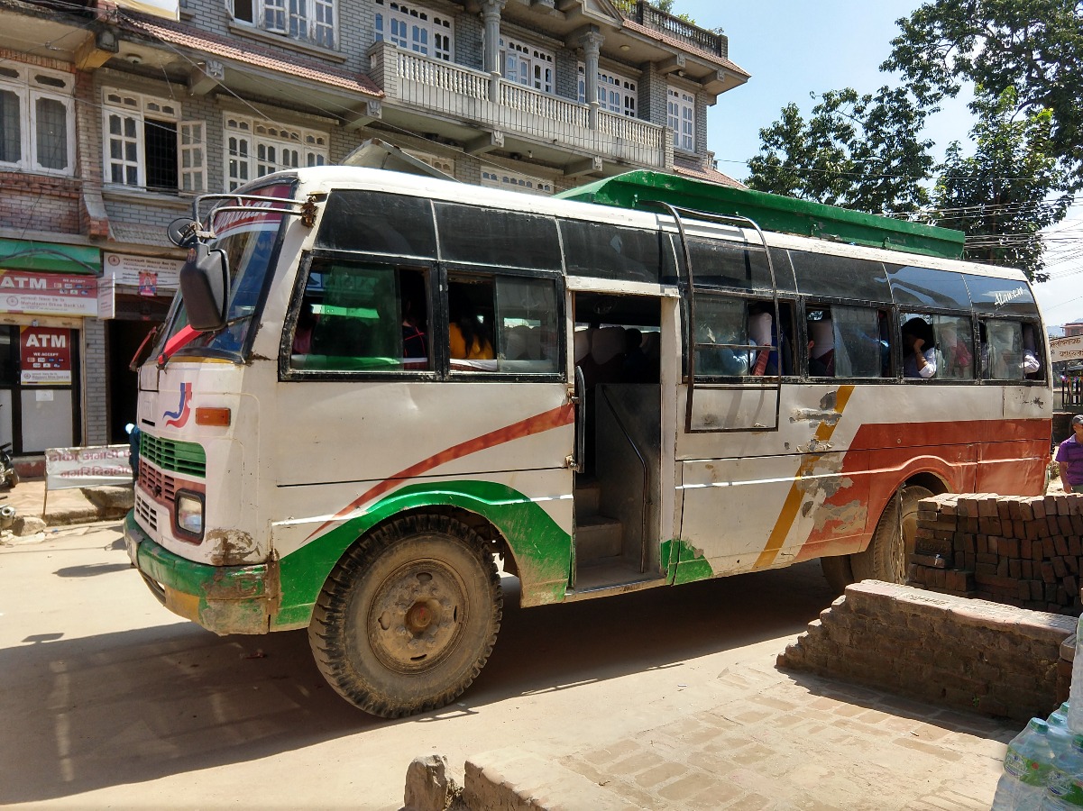 Bus to Nagarkot