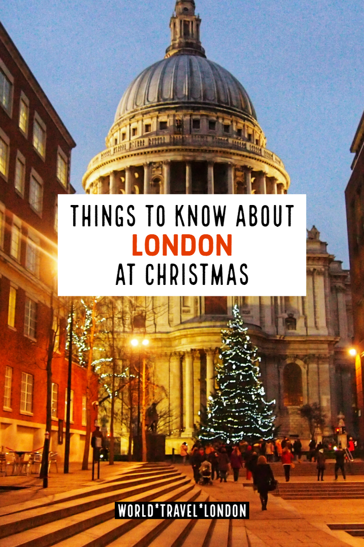 London at Christmas Time uk