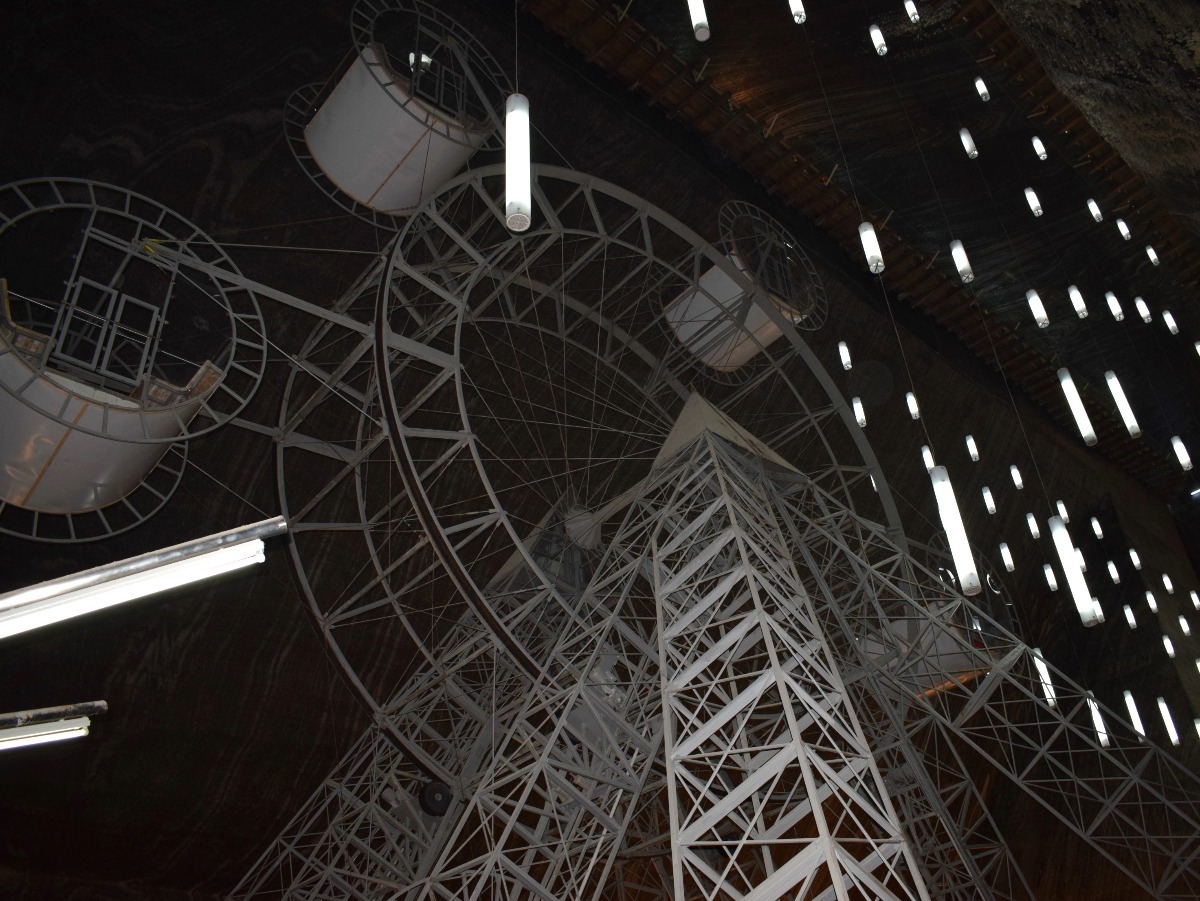 Inside the Turda Salt Mine Underground