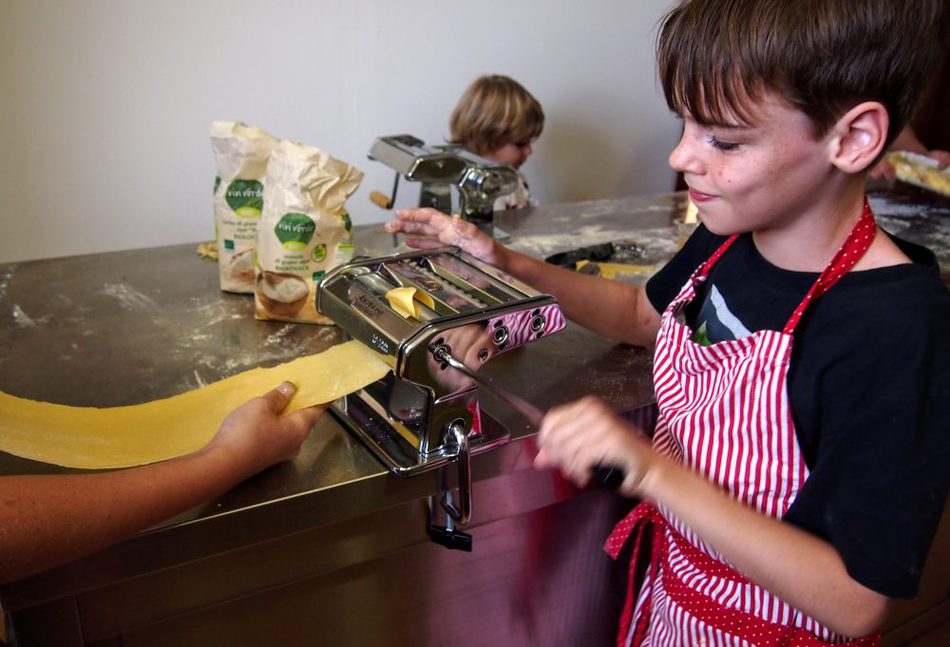 making pasta for kids Things to keep kids busy at home cooking