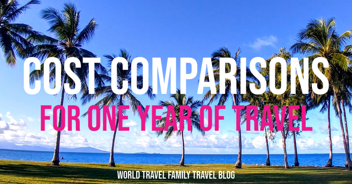 cost comparison for one year of travel