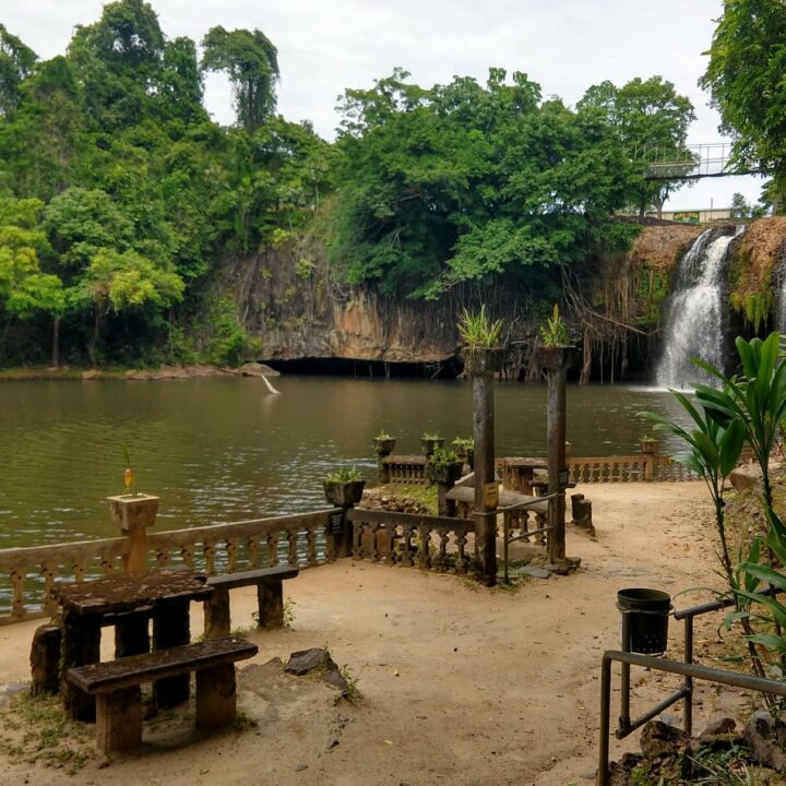 Mena Creek Falls Picnic Area and Peasure Park at Paronella Park Queensland