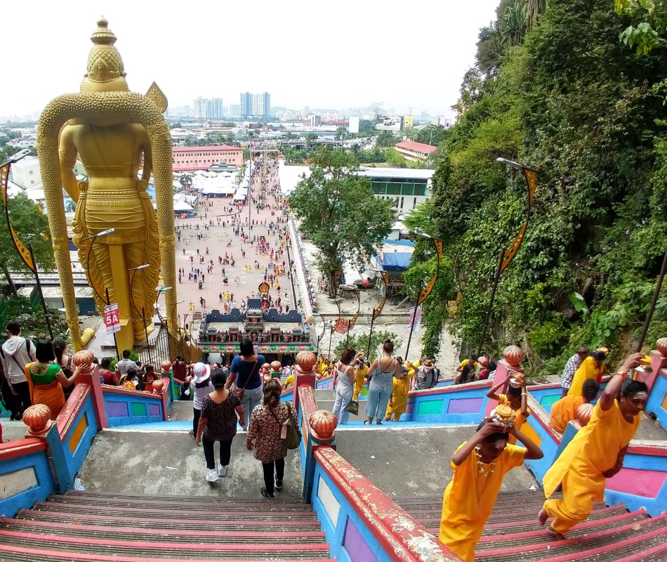 batu caves at thaipusam
