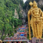 How To Get To Batu Caves From Kuala Lumpur batu caves rainbow steps and statue, kuala lumpur malaysia