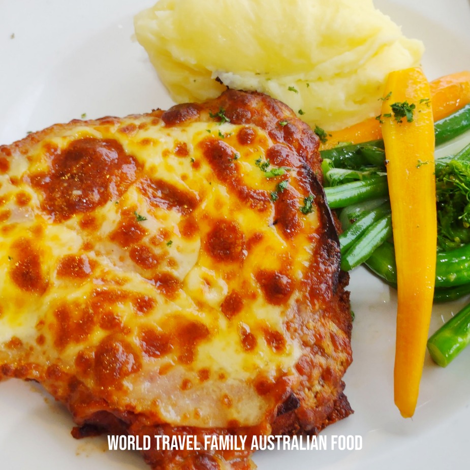 popular australian food chicken parmie