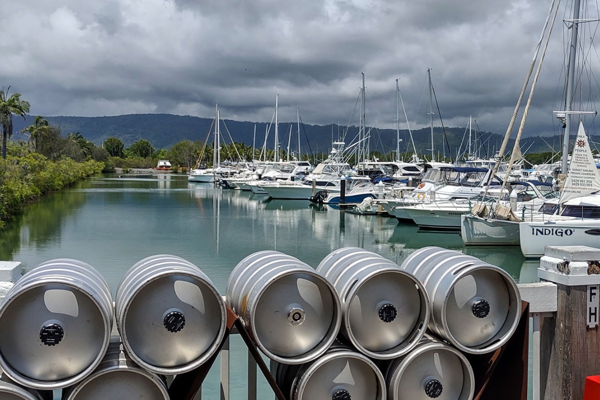 View From Hemmingway's Brewery Restaurant Outdoor Dining