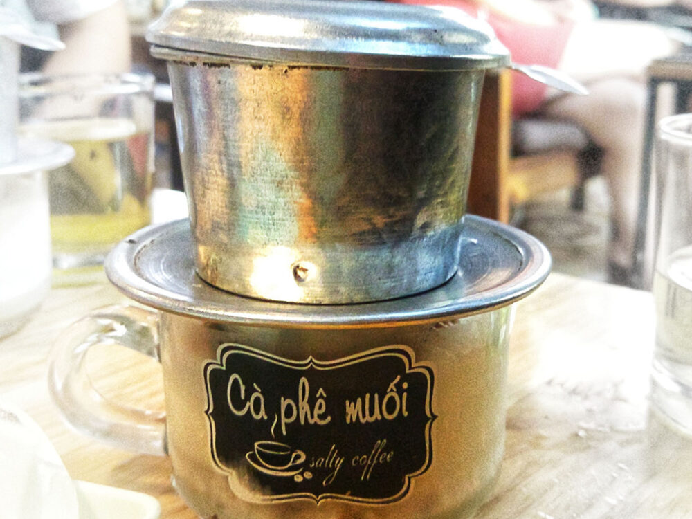 Vietnamese salt coffee