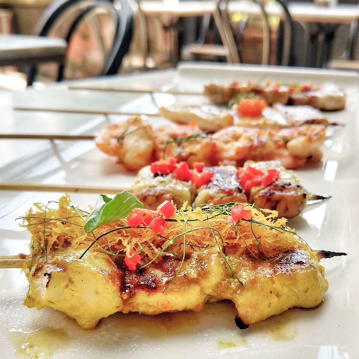 best southeast asian dishes satay in bali indonesia