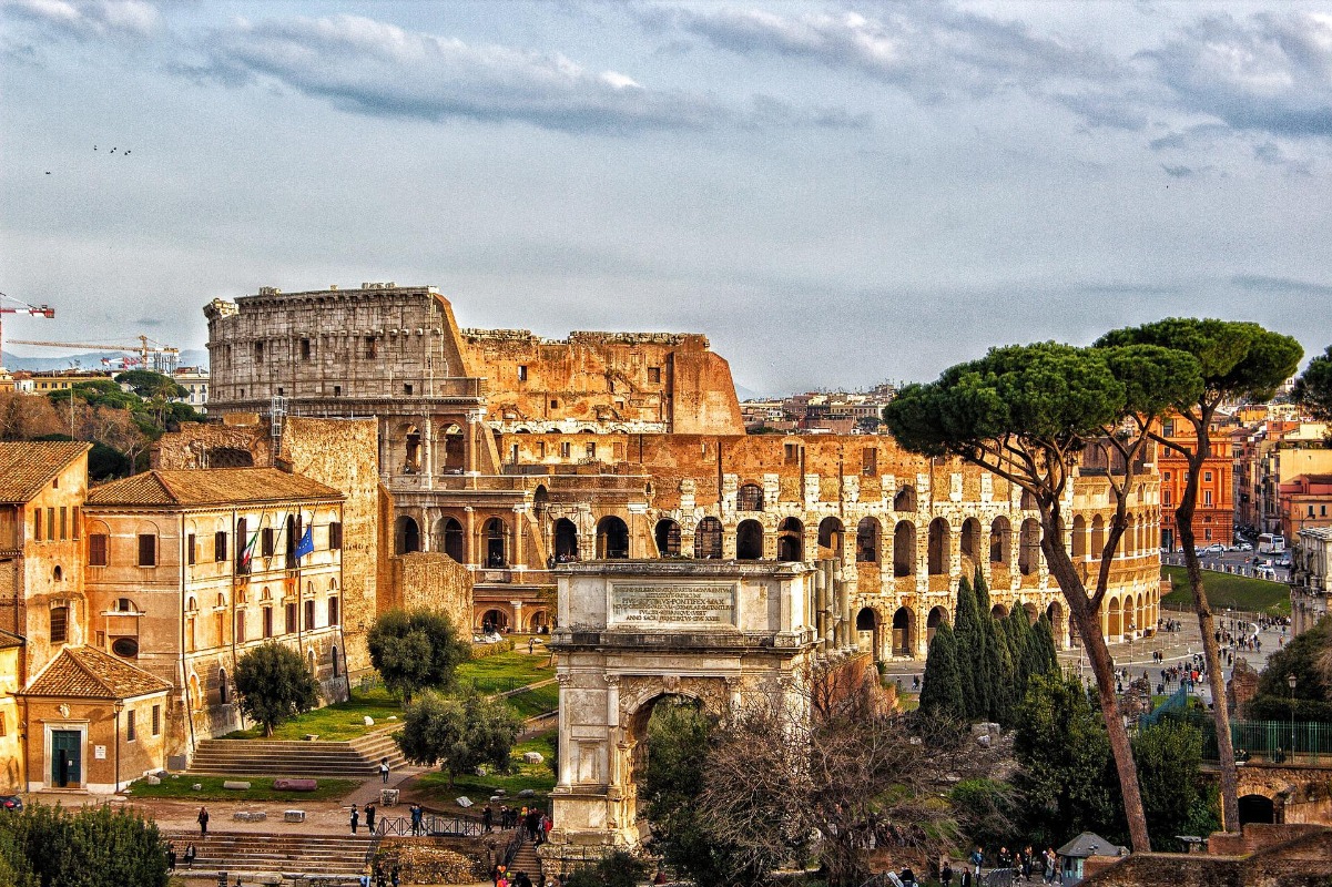 seven wonders Colloseum rome