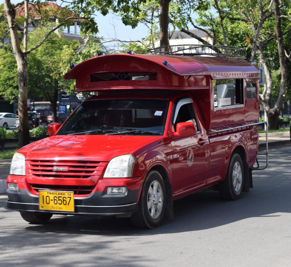 Getting around Thailand songtaew