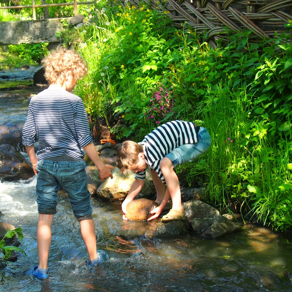 travelling family traveling in Romania