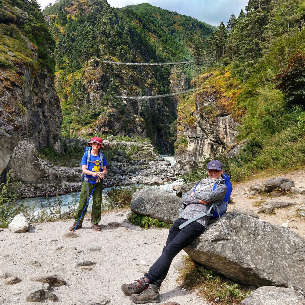 Trekking in Nepal heights