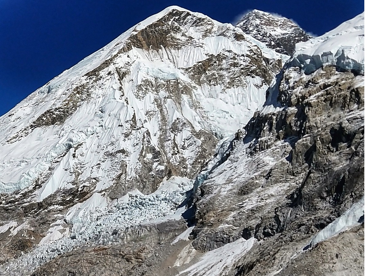 Everest Base Camp view of Everest
