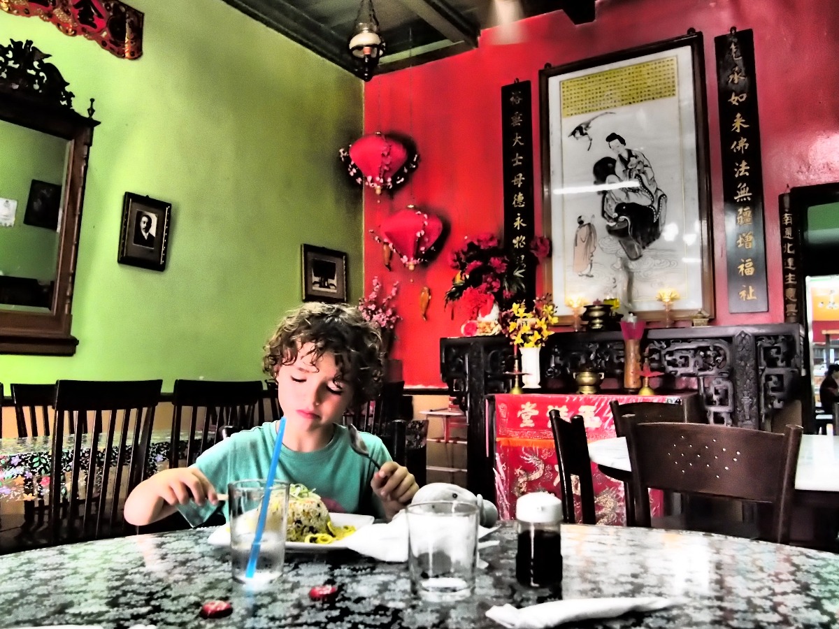 Traditional nyonya restaurant in Malacca