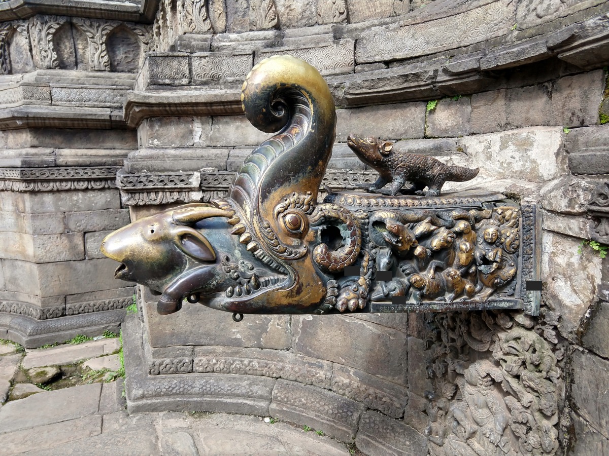 Makara Fountain - Naga Pokhari Water Tank - Bhaktapur (Nepal)