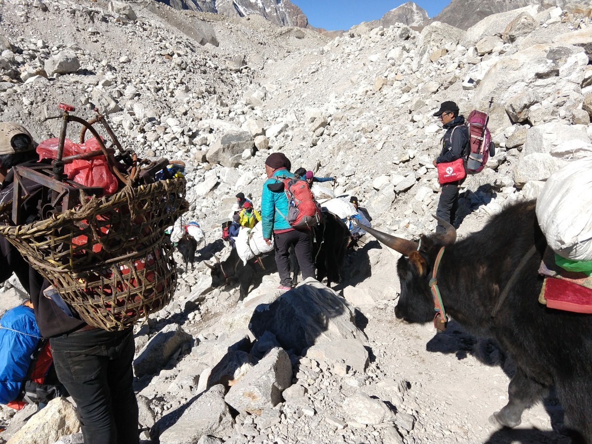 Gorak Shep to Base Camp