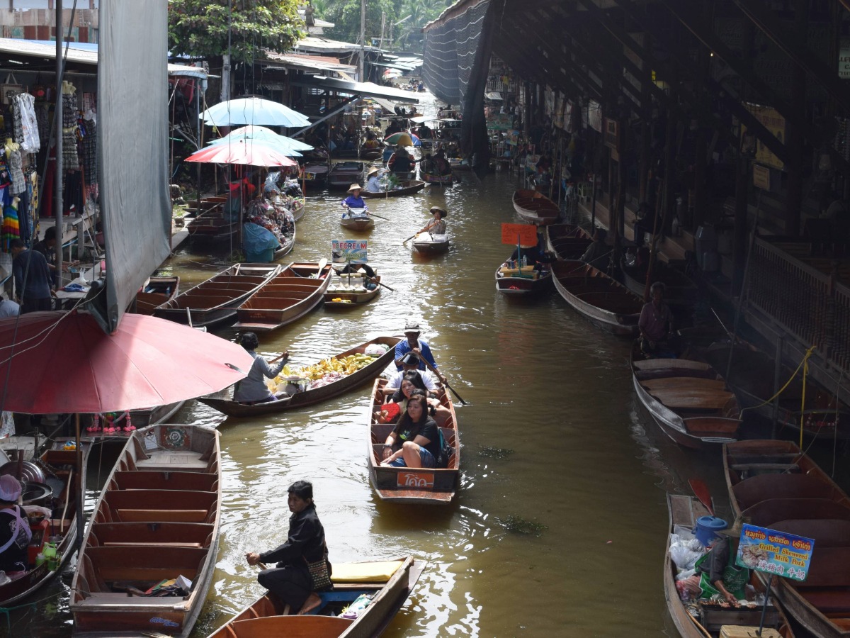 Most popular tour in Thailand market tour