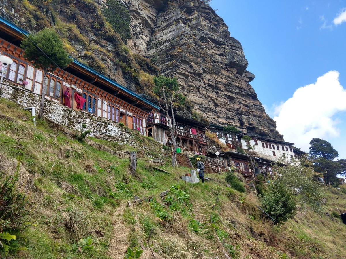 Climbing to Kila Monastery The Little Tiger's Nest in Bhutan