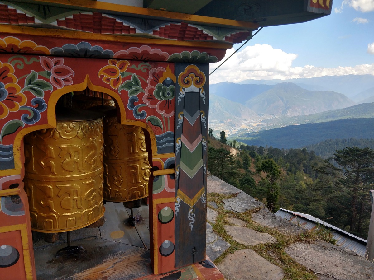 Paro view from Kila nunnery